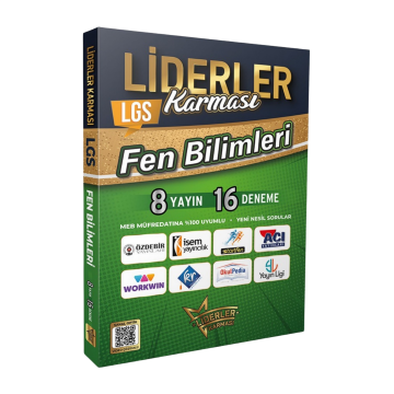 Liderler Karması 8. Sınıf LGS Fen Bilimleri Denemeleri 8 Yayın 16 Deneme Çözümlü