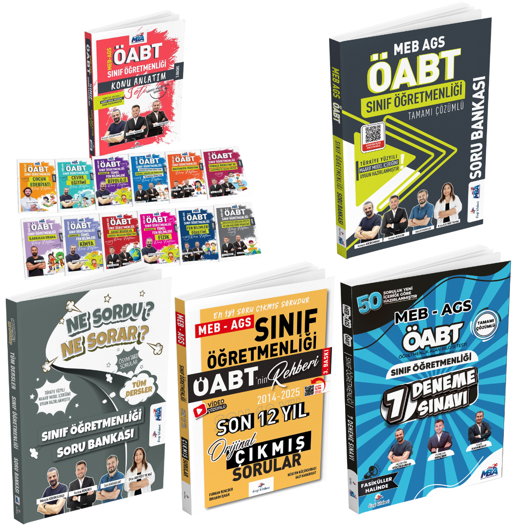 Dizgi Kitap 2026 Meb Ags ÖABT Sınıf Öğretmenliği 5'li Kazandıran Set Hüseyin Küçüksubaşı