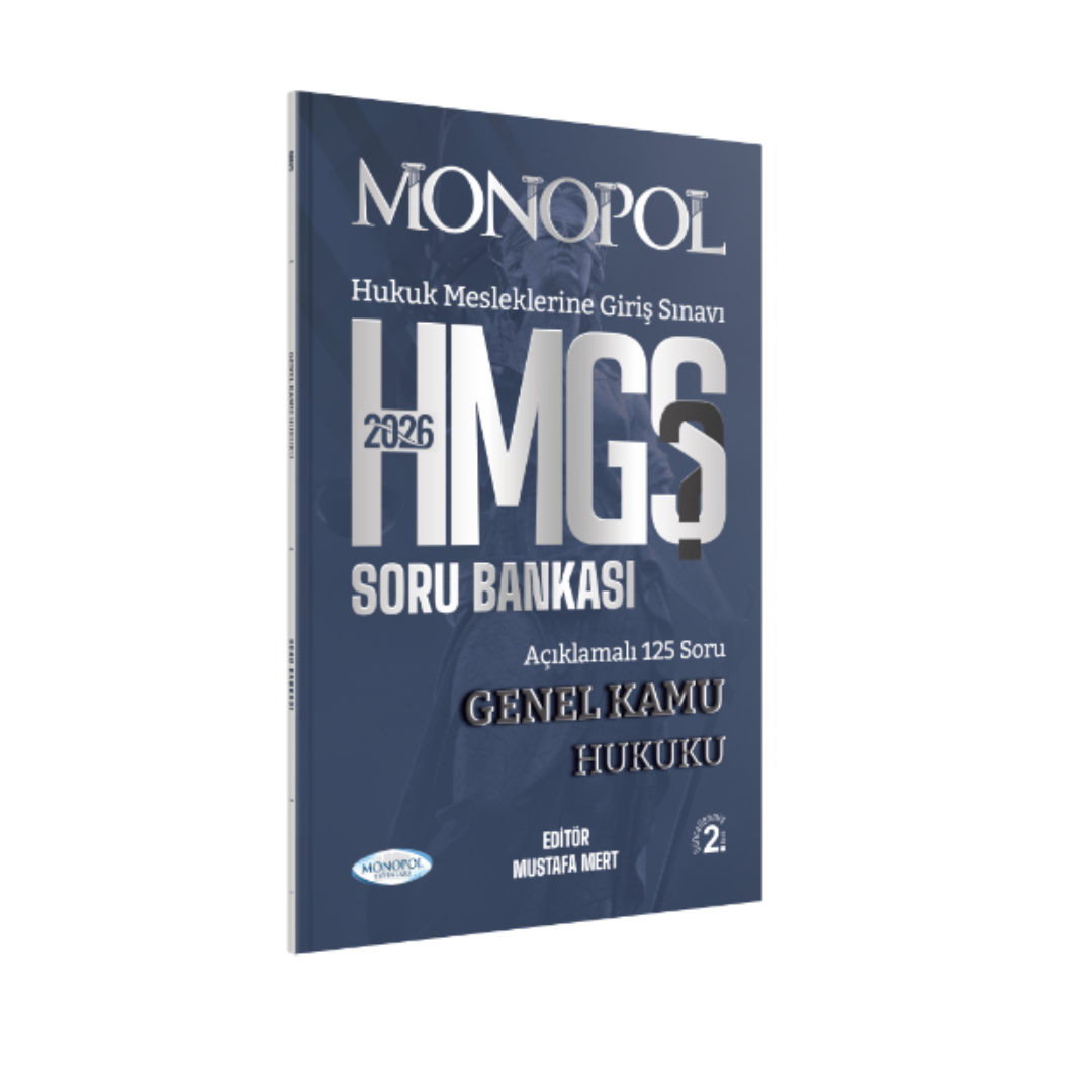 2026 HMGS Genel Kamu Hukuku Soru Bankası 3. Baskı Monopol Yayınları