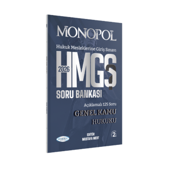 2026 HMGS Genel Kamu Hukuku Soru Bankası 3. Baskı Monopol Yayınları