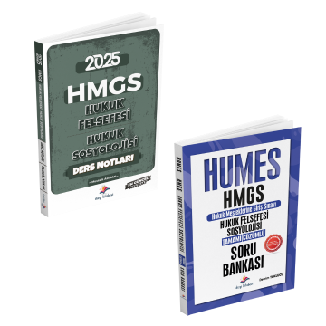 Dizgi Kitap 2025 HMGS Ne Sordu Ne Sorar Analizli Hukuk Felsefesi, Hukuk Sosyolojisi Ders Notları ve Soru Bankası Seti