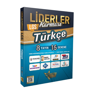 Liderler Karması LGS Türkçe Denemeleri 8 Yayın 16 Deneme Çözümlü