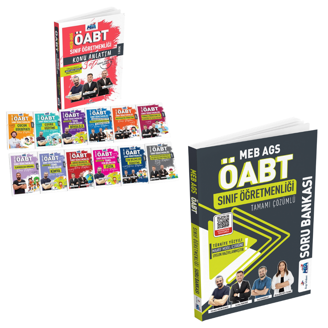 Dizgi Kitap 2026 Meb Ags ÖABT Sınıf Öğretmenliği Maarif Modele Uygun Fasiküller Halinde Ders Notları ve Soru Bankası Seti Hüseyin Küçüksubaşı