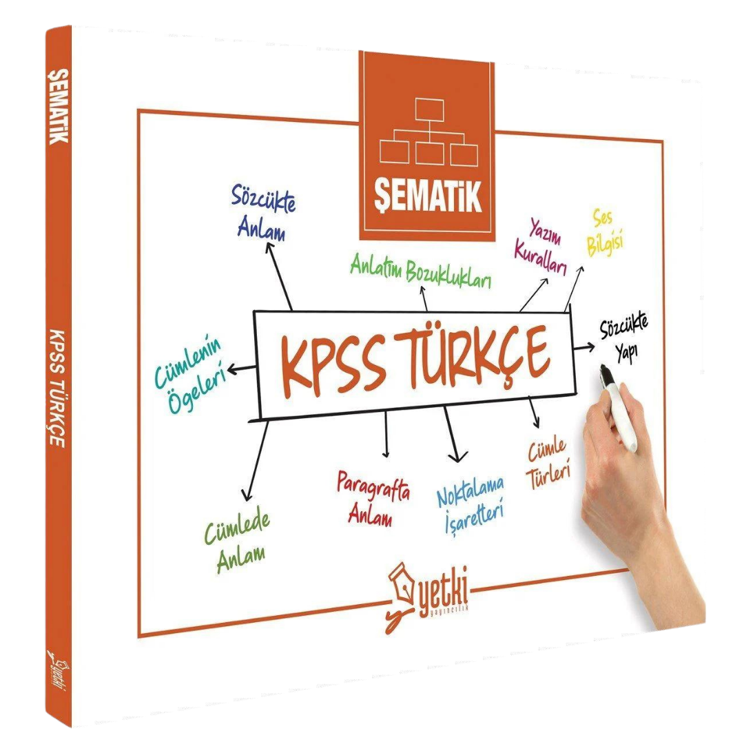 2024 Şematik Kpss Türkçe Yetki Yayınları