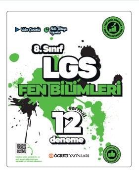 LGS 8.Sınıf Fen Bilimleri Sarmal 12 Deneme Öğreti Yayınları