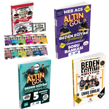 Dizgi Kitap 2026 Altın Gol Besyo Meb Ags ÖABT Beden Eğitimi Öğretmenliği Kazandıran 4'lü Set Emir Beyazıt