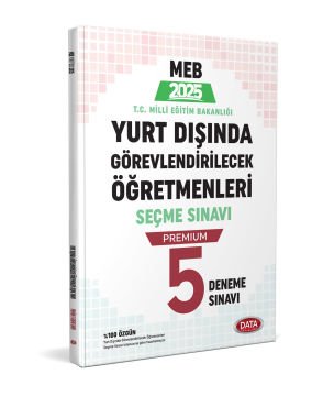 Yurt Dışında Görevlendirilecek Öğretmenleri Seçme Sınavı Premıum 5 Deneme Sınavı Data Yayınları 2025