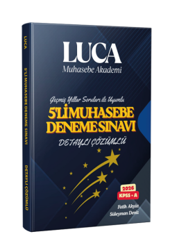 Luca Muhasebe Akademi KPSS A 5'li Muhasebe Deneme Sınavı Fatih Akyüz Süleyman Deniz