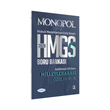 2026  HMGS Milletlerarası Özel Hukuk Soru Bankası 2. Baskı Monopol Yayınları