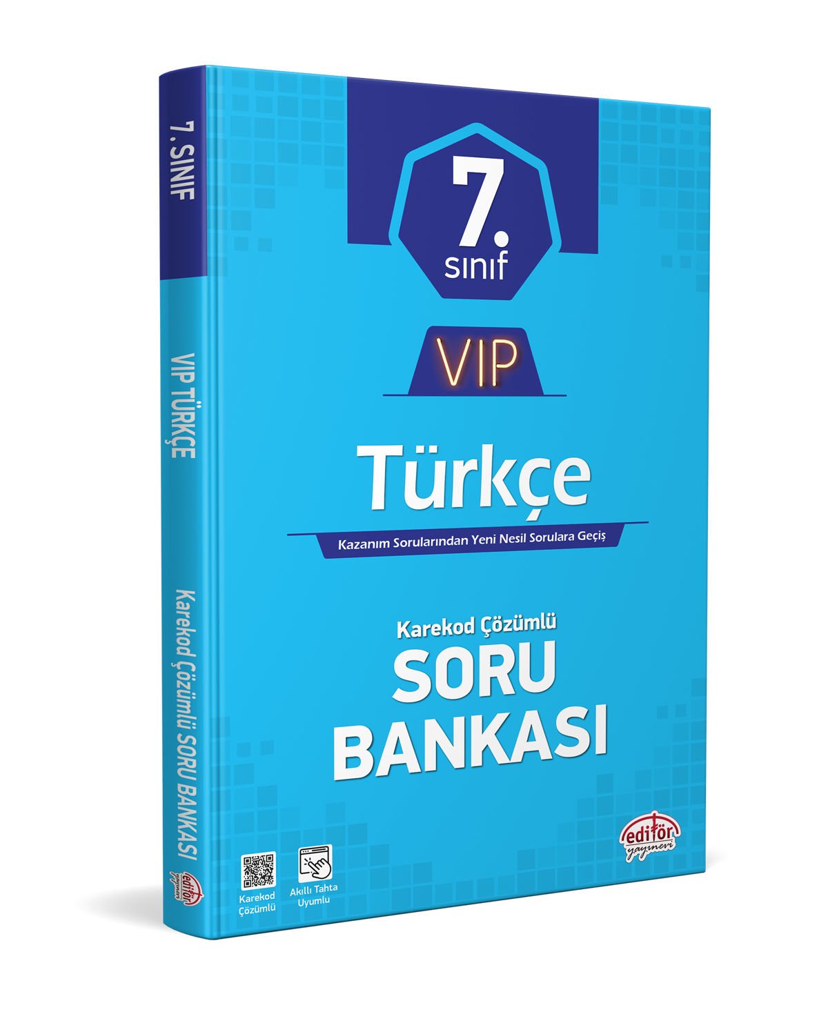 7. SINIF VIP TÜRKÇE SORU BANKASI  (Karekod Çözümlü) Editör Yayınları