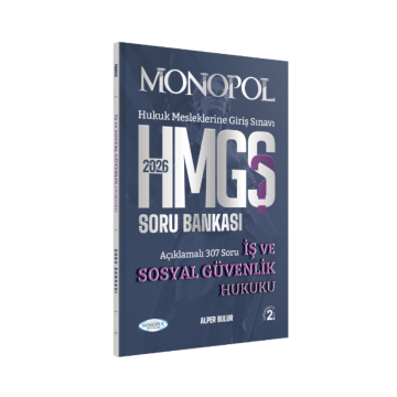 2026 HMGS İş ve Sosyal Güvenlik Hukuku Soru Bankası 2. Baskı Monopol Yayınları