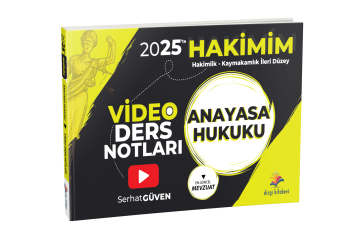Dizgi Kitap 2025'te Hakimim Anayasa Hukuku Video Ders Notları - Serhat Güven