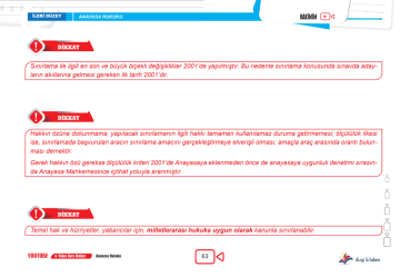 Dizgi Kitap 2025'te Hakimim Anayasa Hukuku Video Ders Notları - Serhat Güven