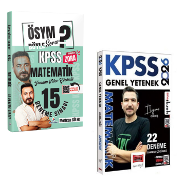 Dizgi Kitap ÖSYM Böyle Sorar 2026 KPSS Matematik 15 Deneme & KPSS Matematik 22 Deneme Yargı Yayınları Seti