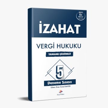 Dizgi Kitap İzahat Vergi Hukuku Çözümlü 5 Deneme