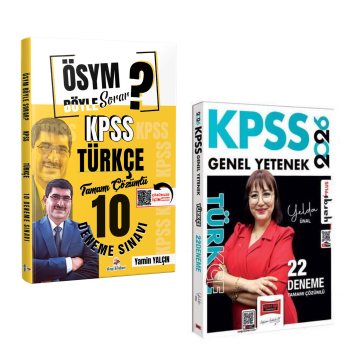 Dizgi Kitap ÖSYM Böyle Sorar 2026 KPSS Türkçe 10 Deneme & KPSS Türkçe 22 Deneme Yargı Yayınları Seti