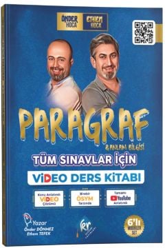 KR Akademi Önder Hoca & Ethem Hoca Tüm Sınavlar Için Paragraf ve Anlam Bilgisi Video Ders Kitabı