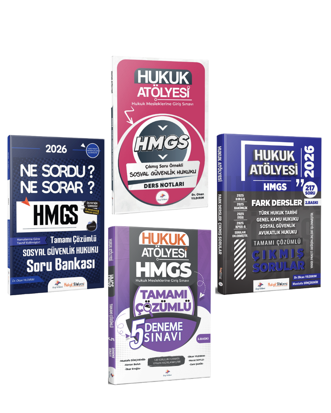 Dizgi Kitap 2026 Hukuk Atölyesi HMGS Sınavı Çıkmış Soru Örnekli Sosyal Güvenlik Kanunu Ders Notları & Soru Bankası & Fark Dersler Çıkmış Sorular & Deneme Seti