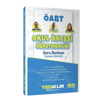 Yediiklim Yayınları 2027 MEB-AGS ÖABT Okul Öncesi Öğretmenliği Tamamı Çözümlü Soru Bankası 3. Cilt - Bülent Tanık, Can Köni, Cennet Karataştan