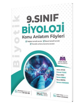 Biyotik Yayınları 9. Sınıf Biyoloji Konu Anlatım Föyleri