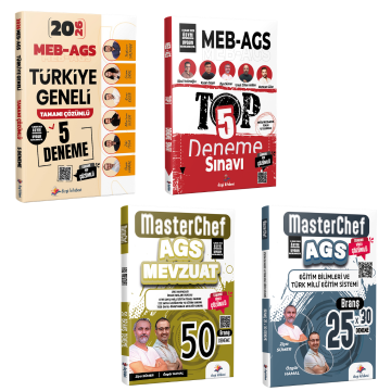 Dizgi Kitap 2026 MEB AGS TOP 5 Genel Deneme, Türkiye Geneli 5 Deneme, Eğitim Bilimleri ve Türk Milli Eğitim Sistemi, Mevzuat Branş Deneme Seti Özgür Hamal, Zeki Tuğa