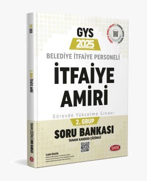 Belediye İtfaiye Personeli İtfaiye Amiri 2. Grup GYS Soru Bankası (Tamamı Karekod Çözümlü) Data Yayınları