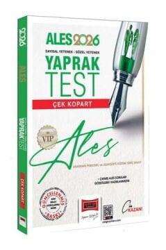 Yargı Yayınları 2026 ALES VIP Sayısal-Sözel Yetenek Çek Kopart Yaprak Test