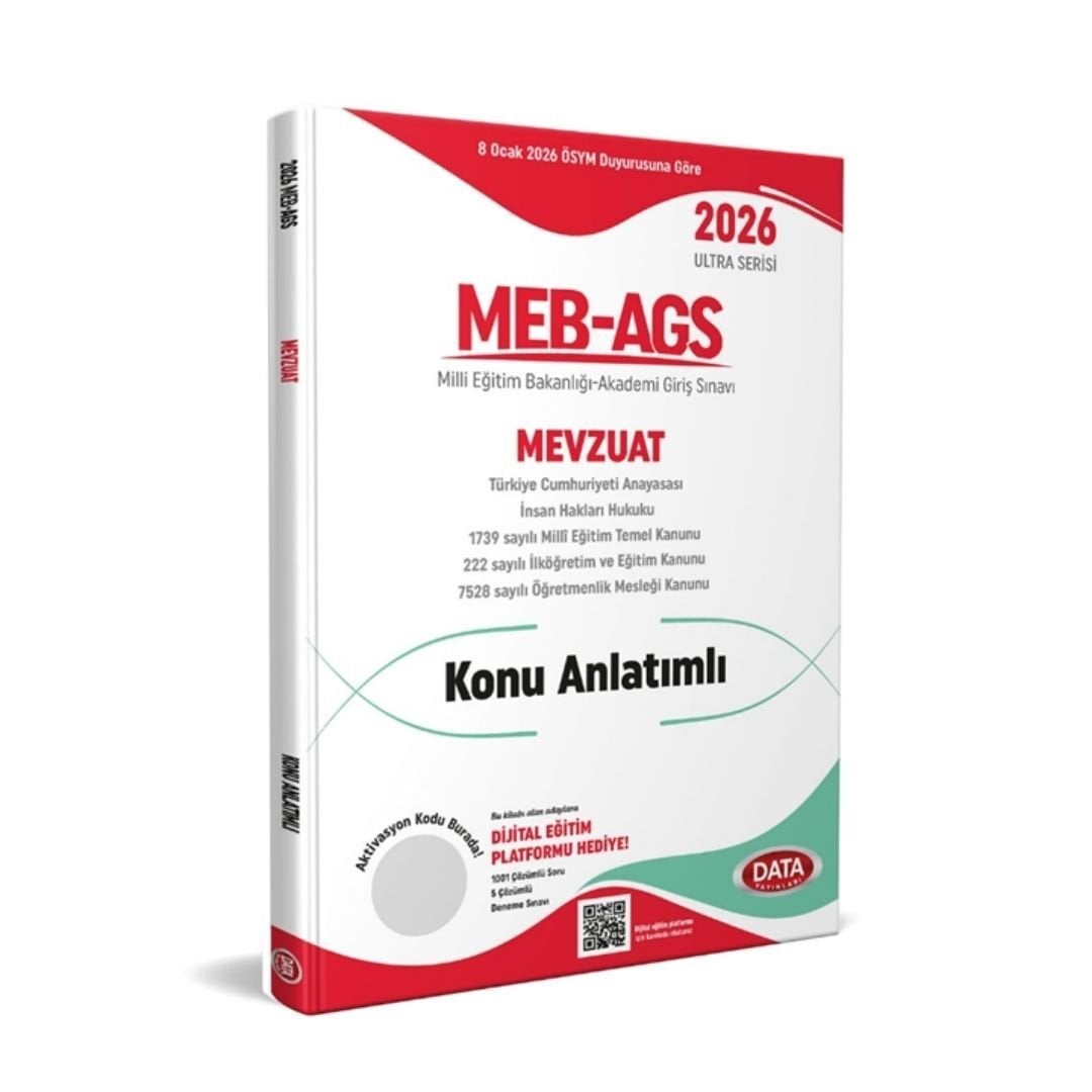 2026 AGS Ultra Serisi Mevzuat Konu Anlatımlı Data Yayınları