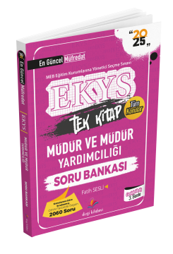 Dizgi Kitap 2025 MEB EKYS Müdür ve Müdür Yardımcılığı Konu Anlatımı, Soru Bankası, Deneme ve Tamamı Qr Çözümlü Çıkmış Sorular Seti﻿ Fatih Sesli