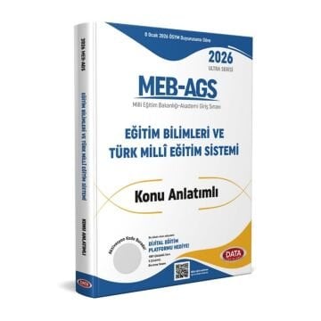 2026 AGS Ultra Serisi Eğitimin Temelleri Türk Milli Eğitim Sistemi Konu Anlatımlı Data Yayınları