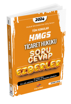Dizgi Kitap HMGS Ticaret Hukuku Soru Cevap Ezberler 2024