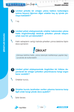 Dizgi Kitap HMGS Ticaret Hukuku Soru Cevap Ezberler 2024