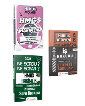 Dizgi Kitap 2026 Hukuk Atölyesi HMGS Sınavı Çıkmış Soru Örnekli İş Hukuku Ders Notları, Soru Bankası ve İş Hukuku Çıkmış Sorular Seti