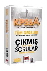 2025 KPSS A Grubu Tüm Kurum Sınavları İçin Tüm Dersler 10 Yıl Çıkmış Sorular Yargı Yayınları