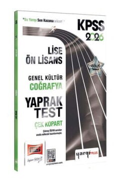 2026 KPSS Lise-Ön Lisans Genel Kültür Coğrafya Çek Kopart Yaprak Test Yargı Yayınları