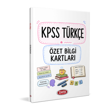 Data Yayınları 2026 KPSS Türkçe Özet Bilgi Kartları