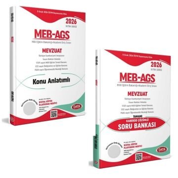 2026 AGS Ultra Serisi Mevzuat Konu Anlatımlı ve MEB AGS Ultra Serisi Mevzuat Tamamı Çözümlü Soru Bankası Data Yayınları Seti