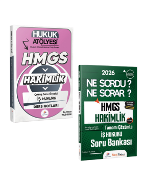 Dizgi Kitap 2026 Hukuk Atölyesi HMGS Sınavı Çıkmış Soru Örnekli İş Hukuku Ders Notları & İş Hukuku Soru Bankası Seti