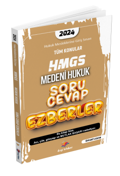 Dizgi Kitap HMGS Medeni Hukuk Soru Cevap Ezberler 2024