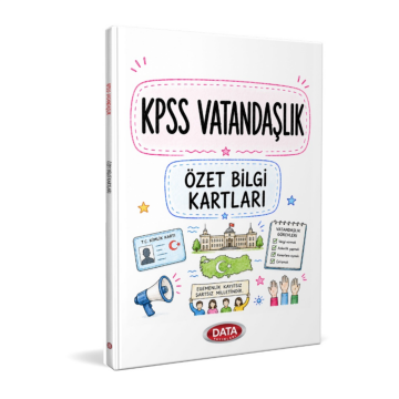 Data Yayınları 2026 KPSS Vatandaşlık Özet Bilgi Kartları