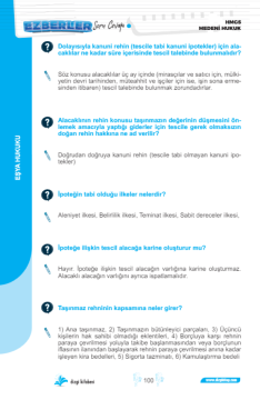 Dizgi Kitap HMGS Medeni Hukuk Soru Cevap Ezberler 2024