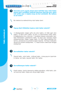 Dizgi Kitap HMGS Medeni Hukuk Soru Cevap Ezberler 2024