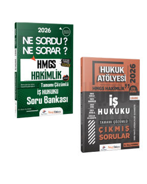 Dizgi Kitap 2026 Hukuk Atölyesi HMGS Hakimlik İş Hukuku Soru Bankası & İş Hukuku Çıkmış Sorular Seti