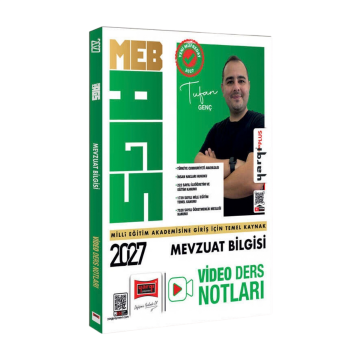 Yargı Yayınları 2027 MEB-AGS Mevzuat Bilgisi Video Ders Notları - Tufan Genç