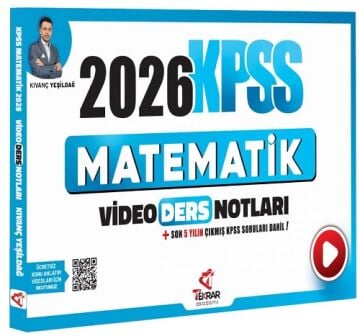 Tekrar Akademi 2026 KPSS Matematik Video Ders Notları - Kıvanç Yeşildağ Tekrar Akademi Yayınları