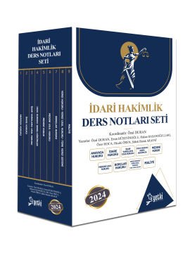 2024 Yetki Çsa İdari Hakimlik Ders Notları ve Dizgi Kitap Hakimim Soru Bankası Seti
