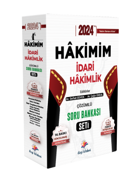 2024 Yetki Çsa İdari Hakimlik Ders Notları ve Dizgi Kitap Hakimim Soru Bankası Seti