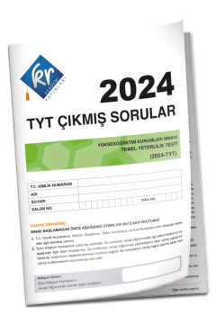 2024 TYT Çıkmış Sorular Tıpkı Basım Kitapçığı KR Akademi Yayınları