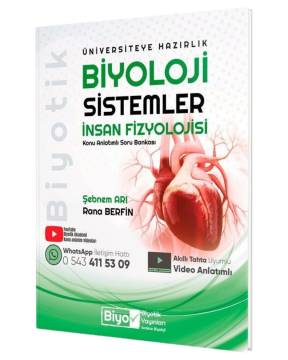 Biyotik Yayınları Biyoloji Sistemler İnsan Fizyolojisi Konu Anlatımlı Soru Bankası