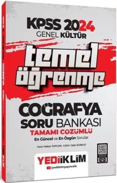 Yediiklim 2025 KPSS Genel Kültür Temel Öğrenme Coğrafya Tamamı Çözümlü Soru Bankası